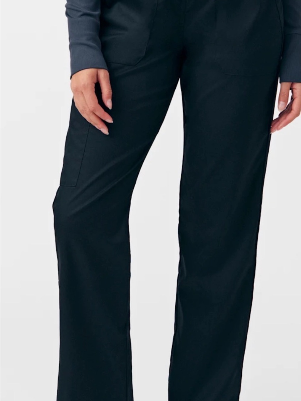 Landau Proflex 5-Pocket Cargo Scrub Pants — Black